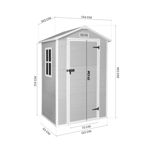Caseta resina One 1,4 m2 Hoggar | Sumiteca