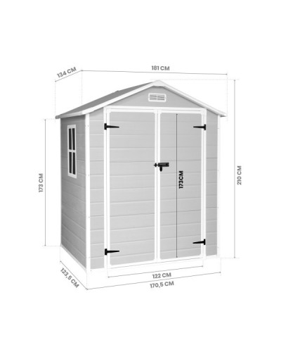 Caseta resina One 2,4 m2 Hoggar | Sumiteca