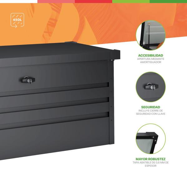 Arcon metalico Sveg 450 litros Hoggar | Sumiteca