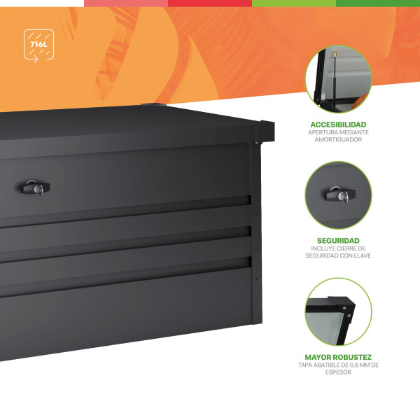 Arcon metalico Sveg 716 litros Hoggar | Sumiteca
