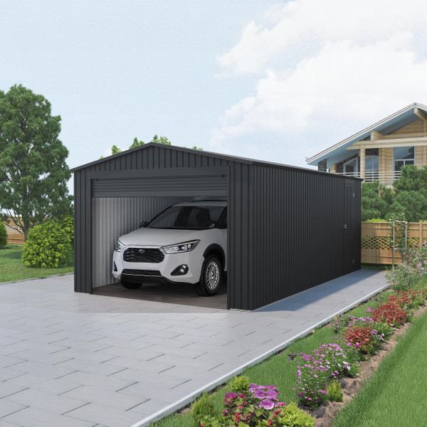 Garaje metal Vastra 19,5 m2 Hoggar | Sumiteca