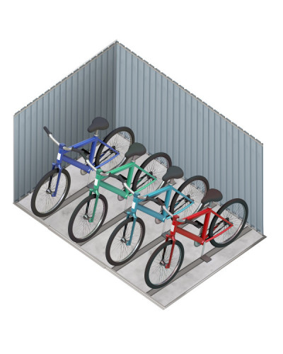Armario bicicletas Nyon 4,2 m2 Hoggar | Sumiteca