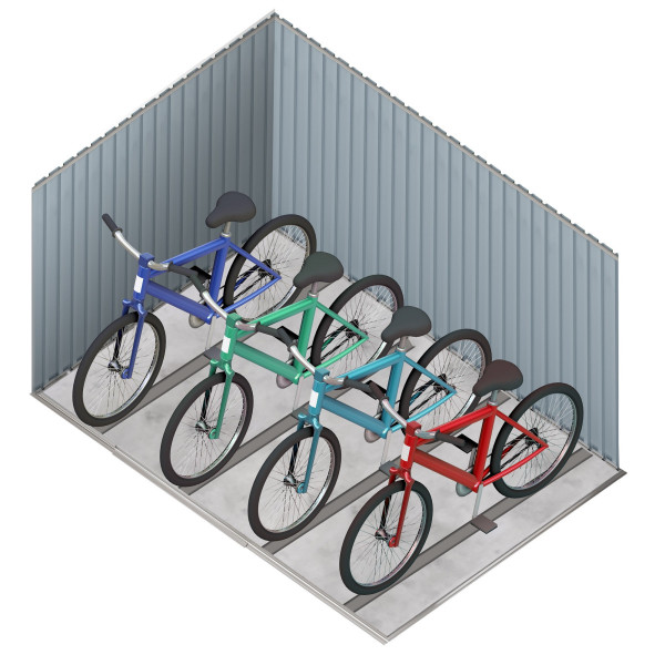 Armario bicicletas Nyon 4,2 m2 Hoggar | Sumiteca