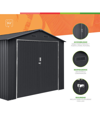 Garaje metal Tonsberg 18 m2 Hoggar | Sumiteca