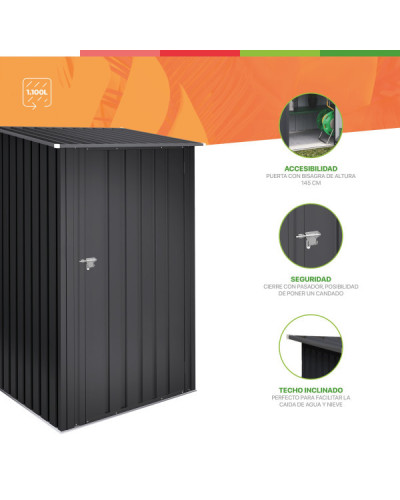 Cobertizo metal Sansa 1100l Hoggar | Sumiteca