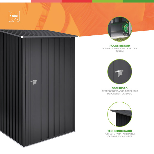 Cobertizo metal Sansa 1100l Hoggar | Sumiteca