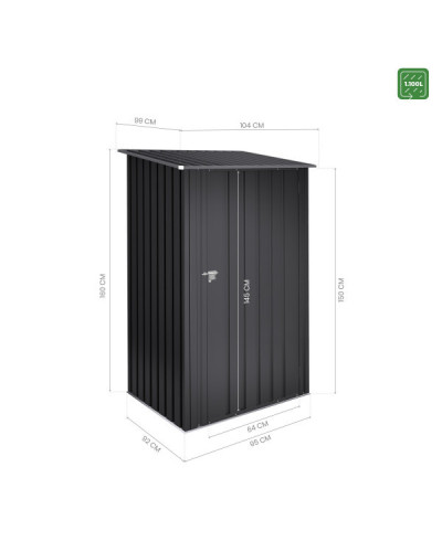 Cobertizo metal Sansa 1100l Hoggar | Sumiteca