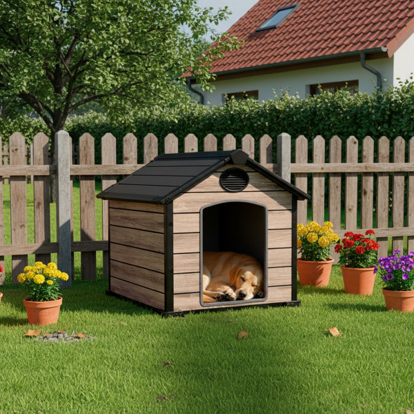 Caseta Perro resina The Oak Collection 1m2 Hoggar | Sumiteca