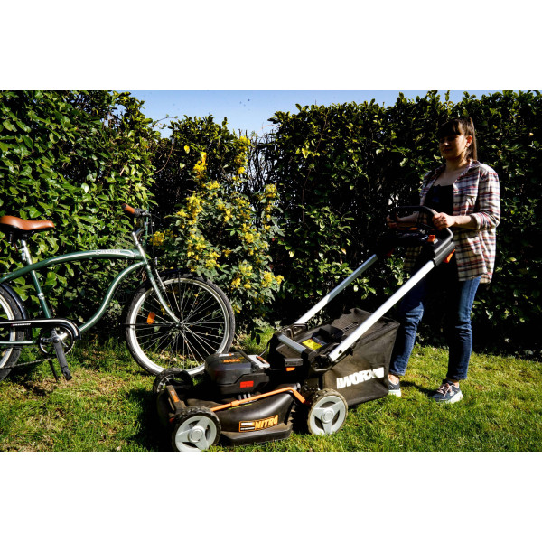 Worx Cortacésped autopropulsado 46 cm NITRO 40V | Sumiteca